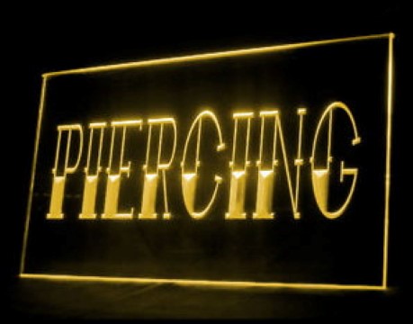 Piercing Shop LED Neon Sign